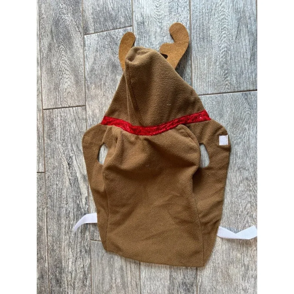Christmas Halloween Dog‎ costume Reindeer Deer Sweater Coat Jacket Hoodie Sequin